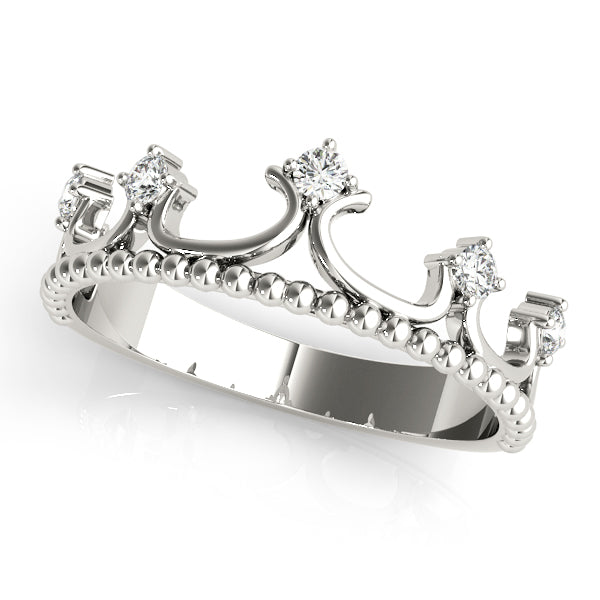 Crown Diamond Ring · 0.15 ct tw