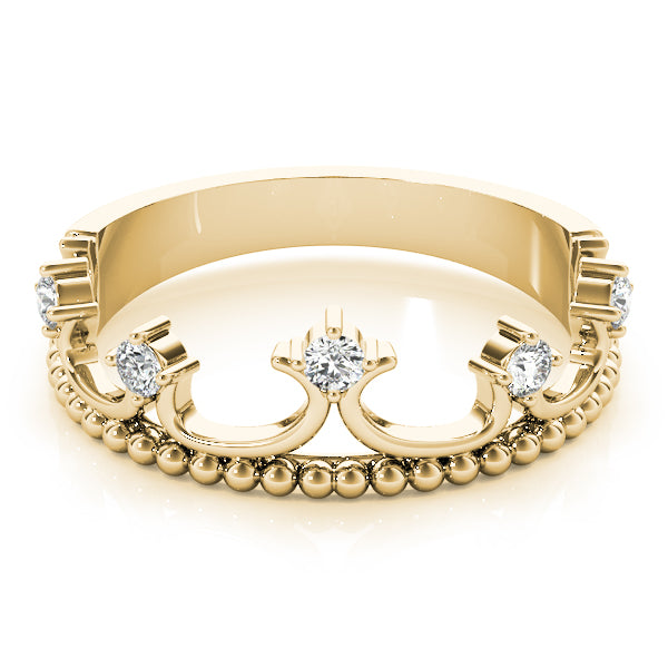 Crown Diamond Ring · 0.15 ct tw