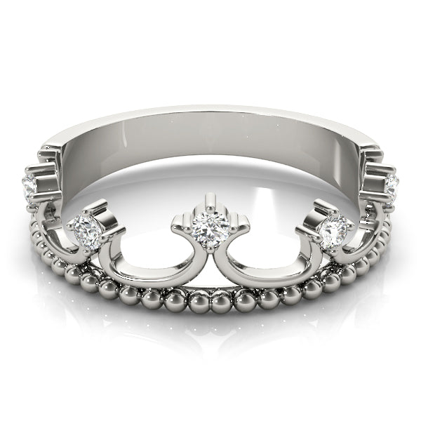 Crown Diamond Ring · 0.15 ct tw