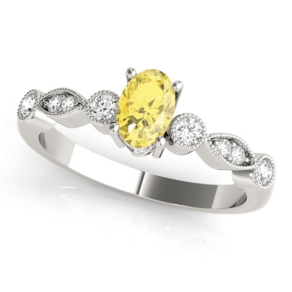 Oval Diamond Fashion Ring · 0.20 ct tw