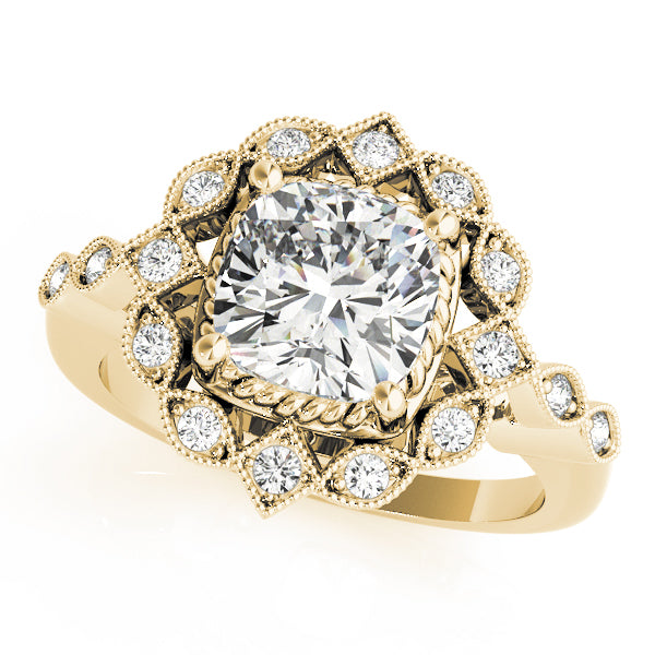 Cushion Gemstone Fashion Ring · 0.08 ct tw