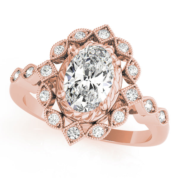Oval Gemstone Fashion Ring · 0.08 ct tw