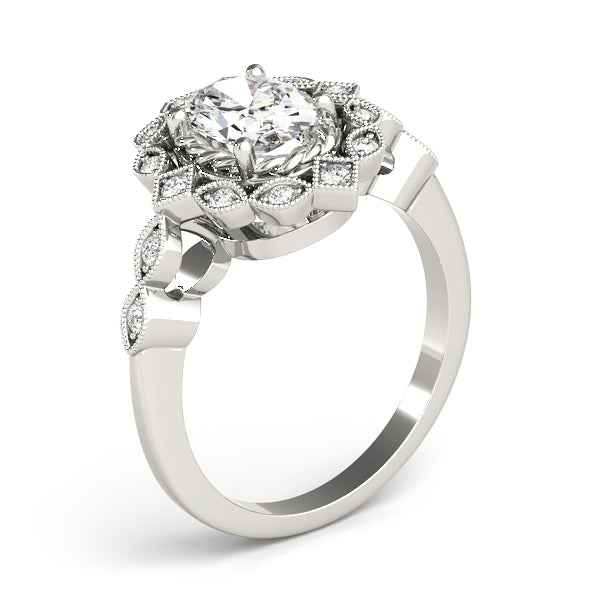 Oval Gemstone Fashion Ring · 0.08 ct tw
