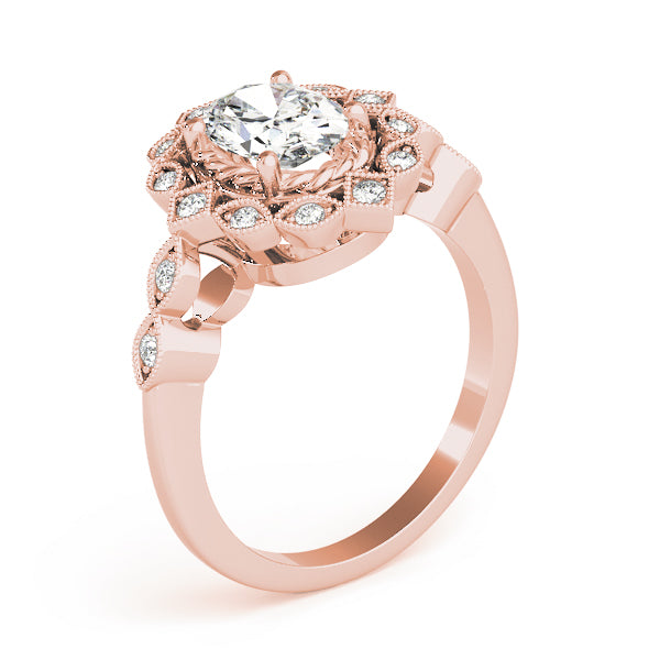 Oval Gemstone Fashion Ring · 0.08 ct tw