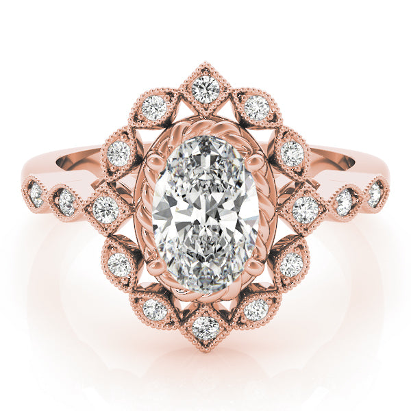 Oval Gemstone Fashion Ring · 0.08 ct tw