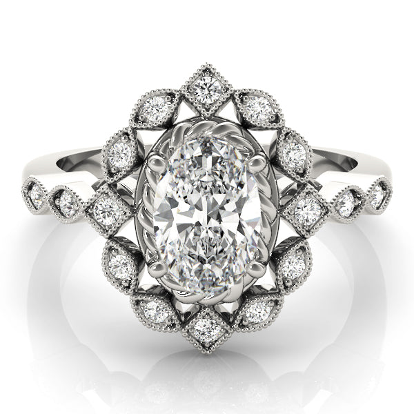 Oval Gemstone Fashion Ring · 0.08 ct tw