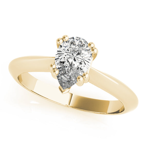 Pear Double Prong Diamond Engagement Ring · 0.50 ct tw