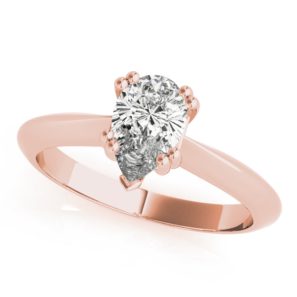 Pear Double Prong Diamond Engagement Ring · 0.50 ct tw