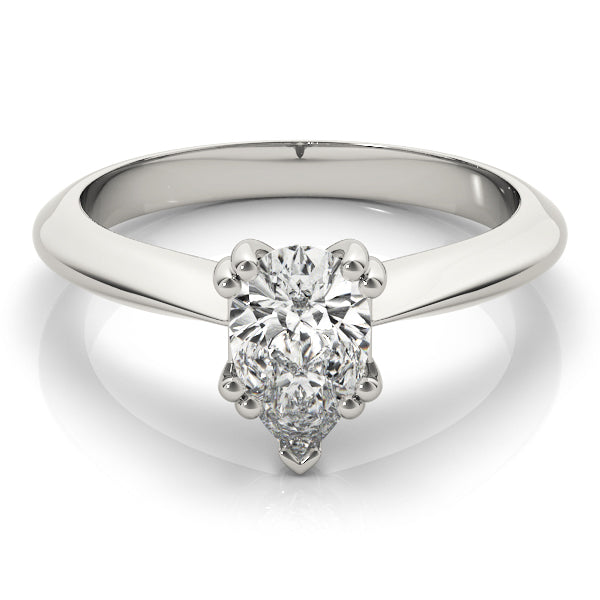 Pear Double Prong Diamond Engagement Ring · 0.50 ct tw