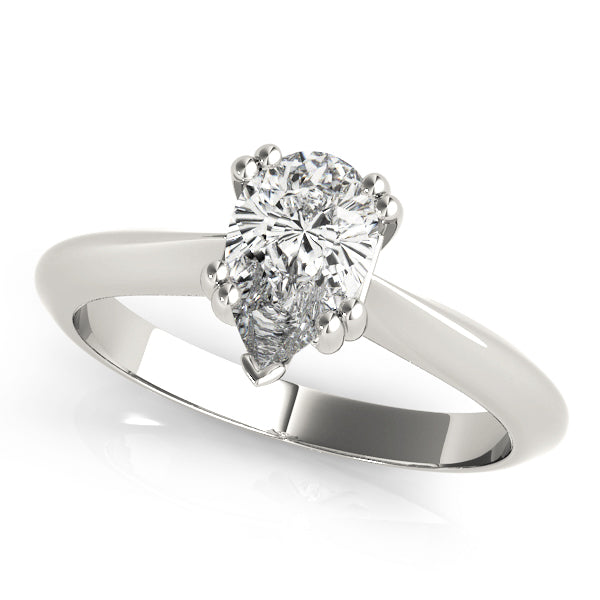 Pear Double Prong Diamond Engagement Ring · 0.50 ct tw
