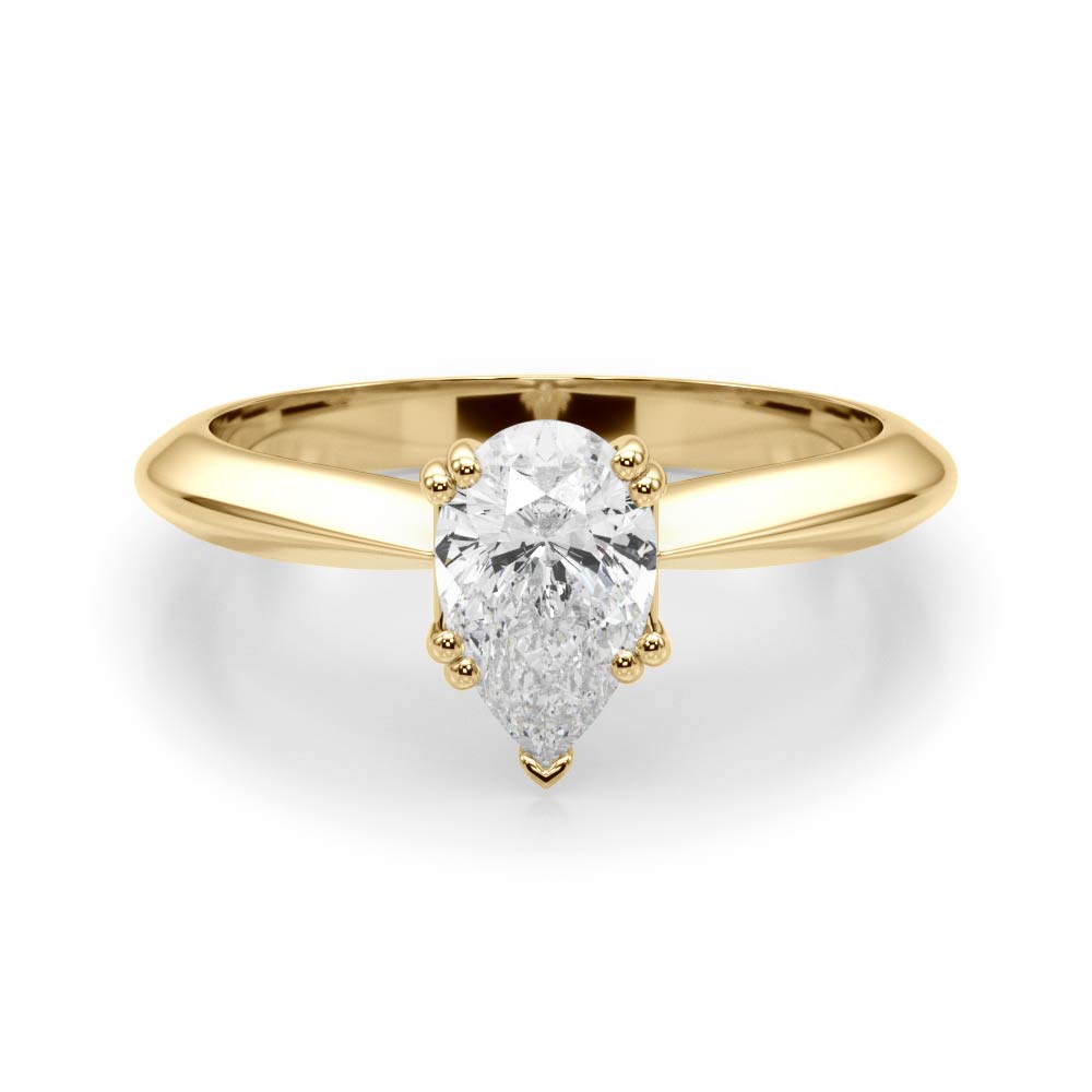 Pear Double Prong Diamond Engagement Ring · 0.50 ct tw