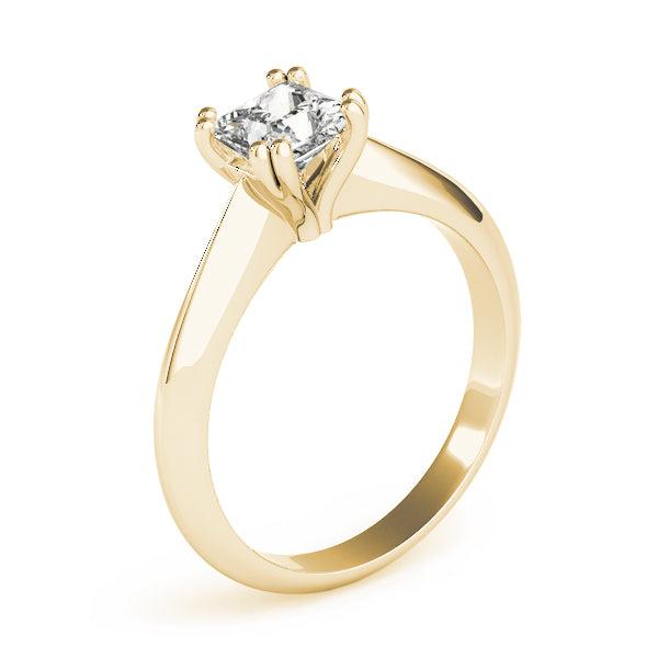 Square Double Prong Princess Cut Diamond Engagement Ring · 0.75 ct tw