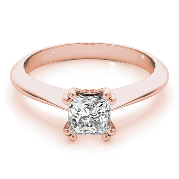 Square Double Prong Princess Cut Diamond Engagement Ring · 0.60 ct tw