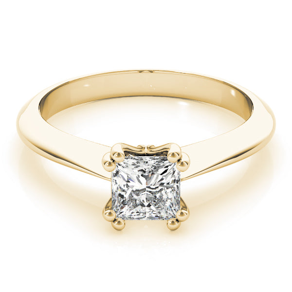 Square Double Prong Princess Cut Diamond Engagement Ring · 0.75 ct tw