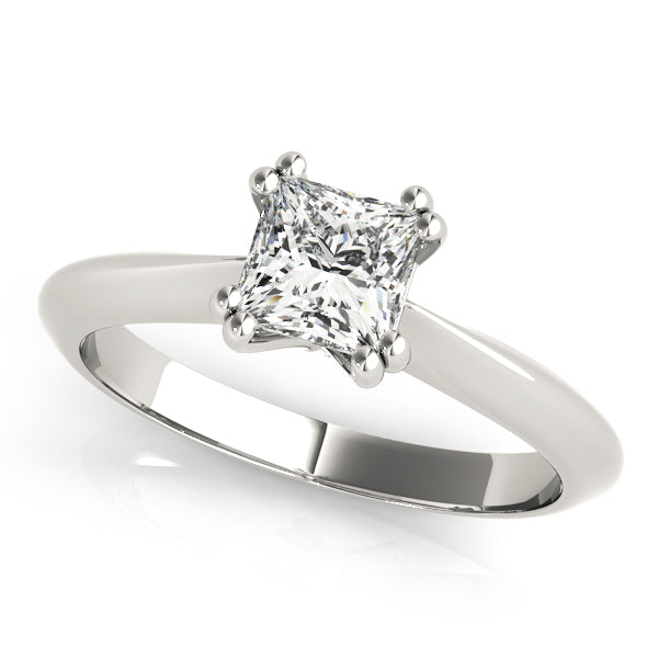 Square Double Prong Princess Cut Diamond Engagement Ring · 0.60 ct tw