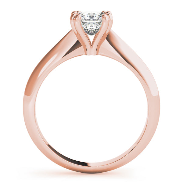 Square Double Prong Princess Cut Diamond Engagement Ring · 0.75 ct tw