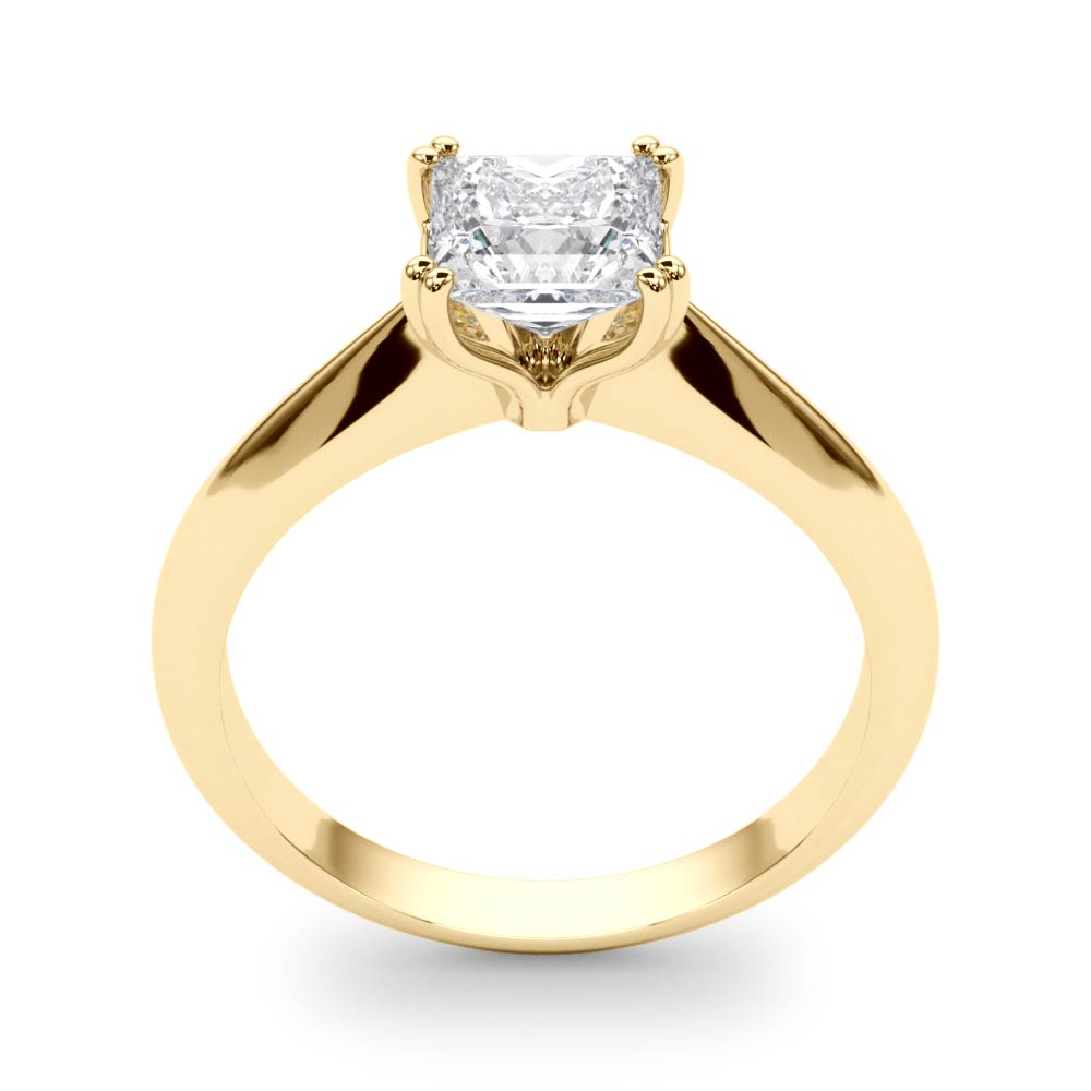 Square Double Prong Princess Cut Diamond Engagement Ring · 0.60 ct tw