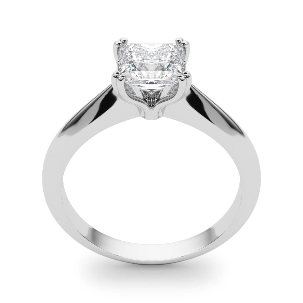 Square Double Prong Princess Cut Diamond Engagement Ring · 0.75 ct tw