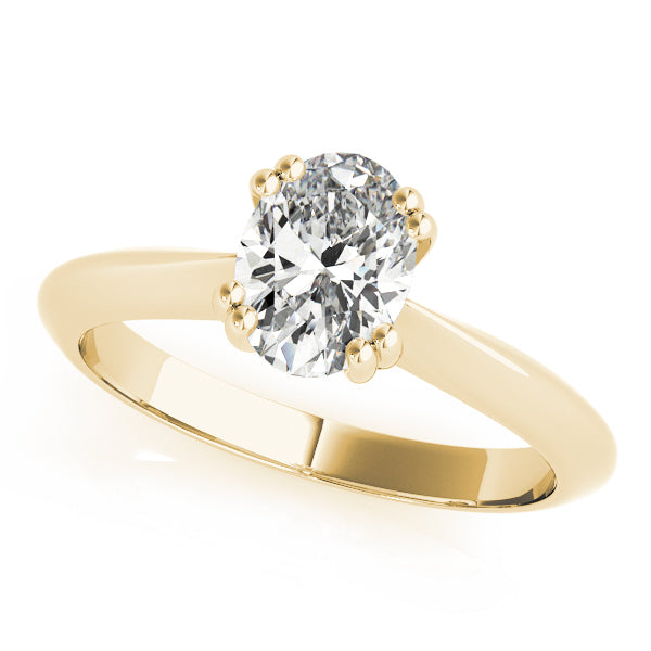 Oval Double Prong Diamond Engagement Ring · 0.60 ct tw