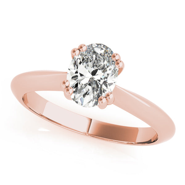 Oval Double Prong Diamond Engagement Ring · 0.60 ct tw