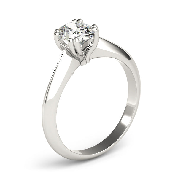 Oval Double Prong Diamond Engagement Ring · 0.60 ct tw