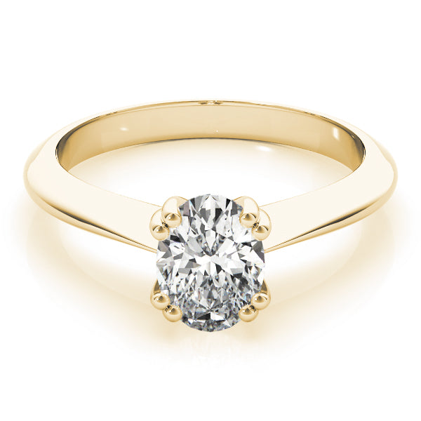 Oval Double Prong Diamond Engagement Ring · 0.60 ct tw