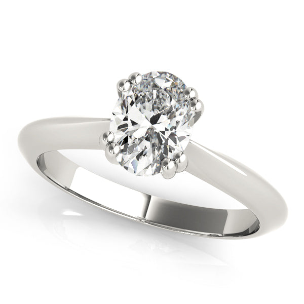 Oval Double Prong Diamond Engagement Ring · 0.60 ct tw