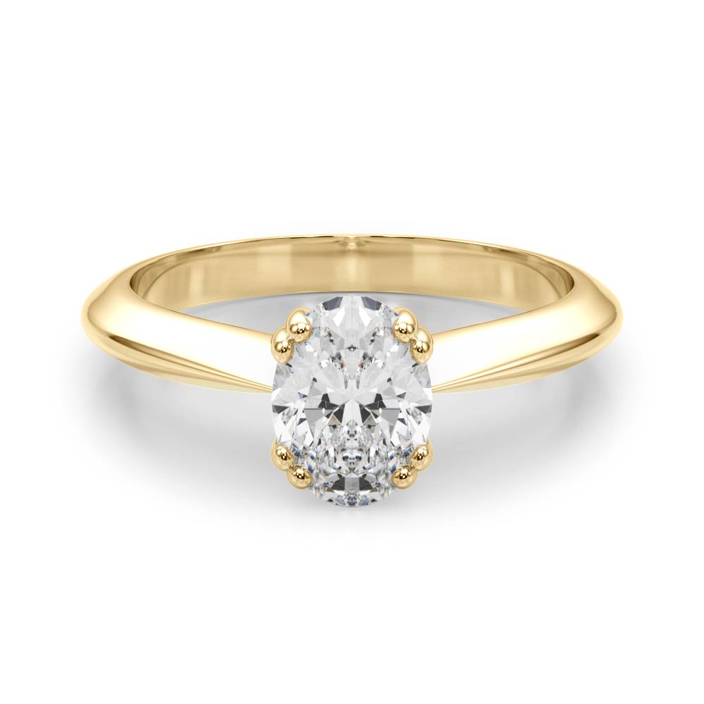 Oval Double Prong Diamond Engagement Ring · 0.60 ct tw