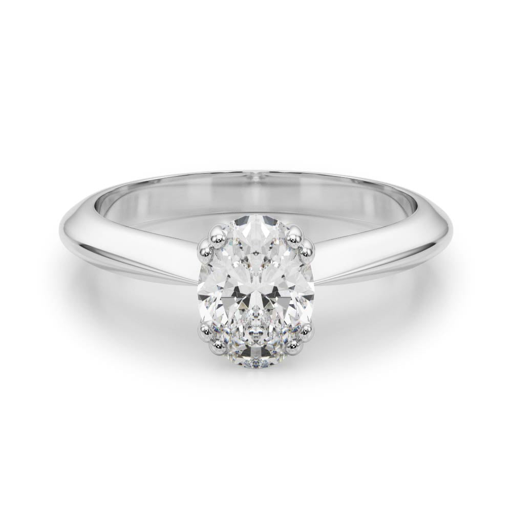 Oval Double Prong Diamond Engagement Ring · 0.60 ct tw
