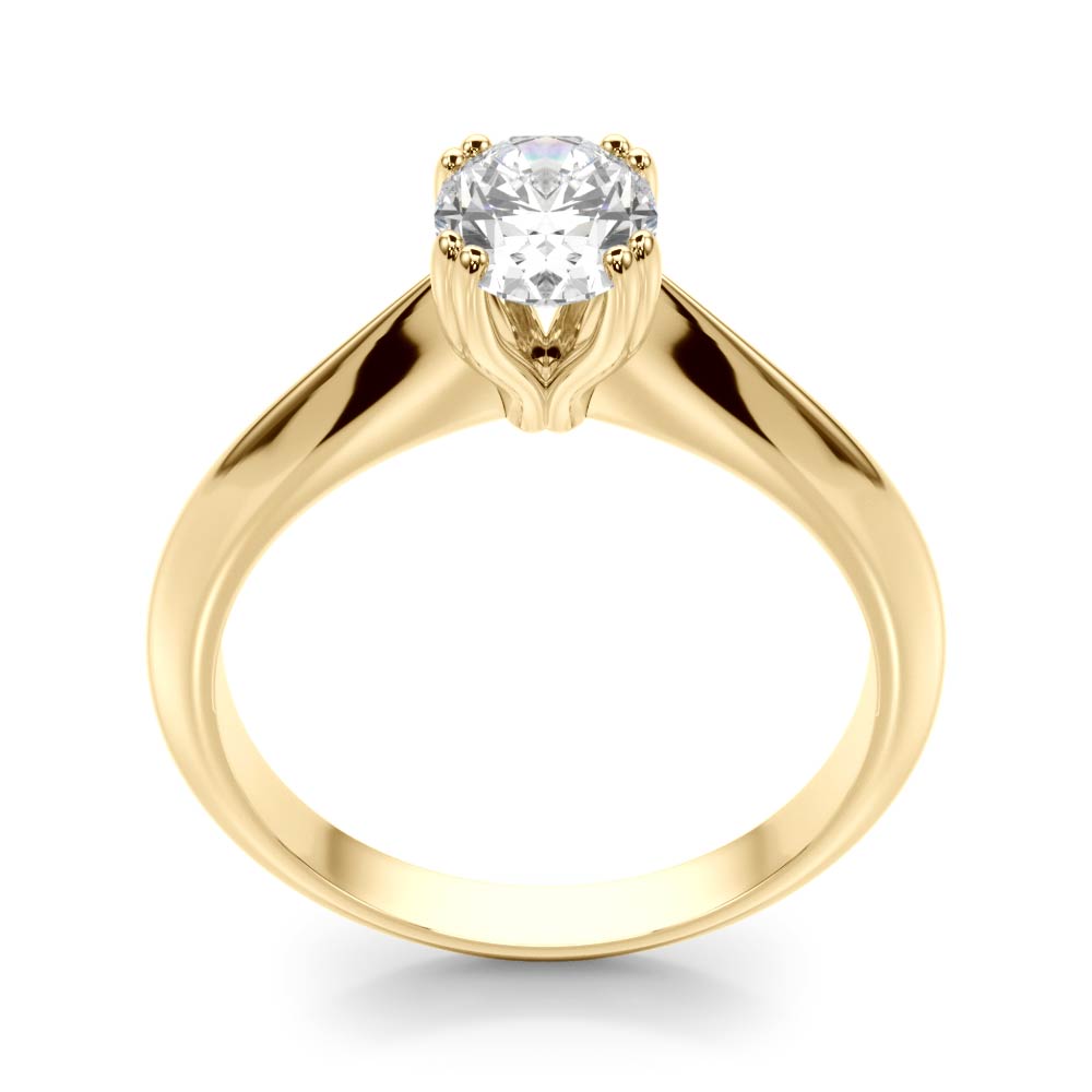 Oval Double Prong Diamond Engagement Ring · 0.60 ct tw