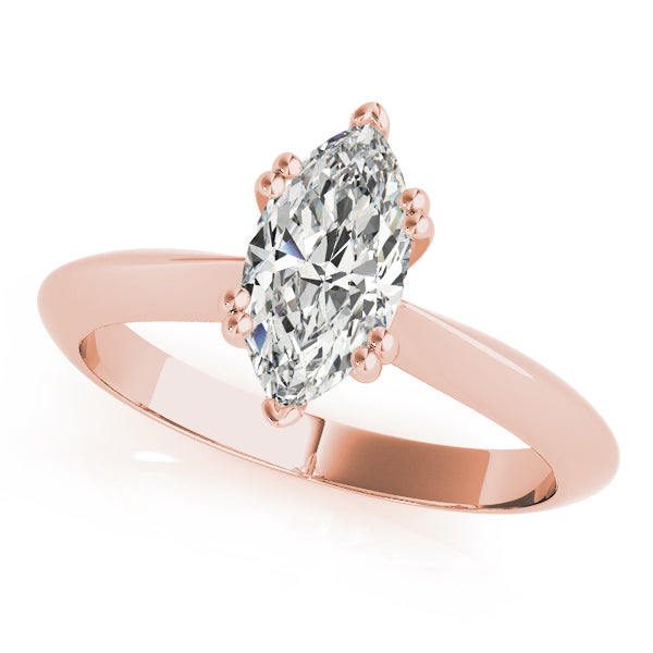 Marquise Double Prong Diamond Engagement Ring · 0.50 ct tw