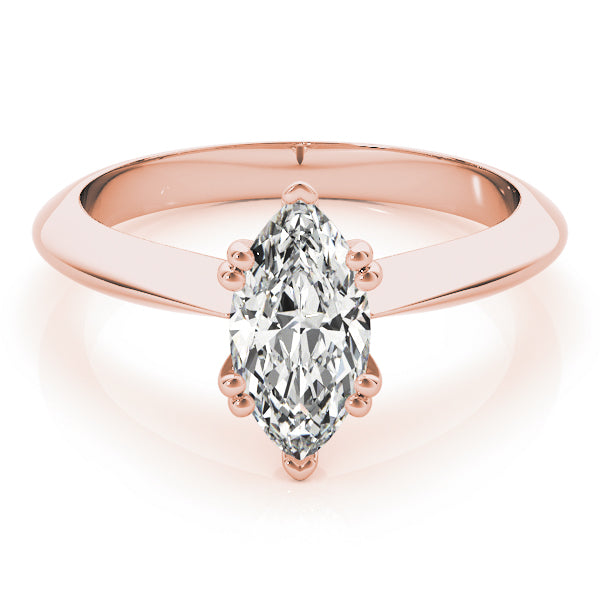 Marquise Double Prong Diamond Engagement Ring · 0.50 ct tw