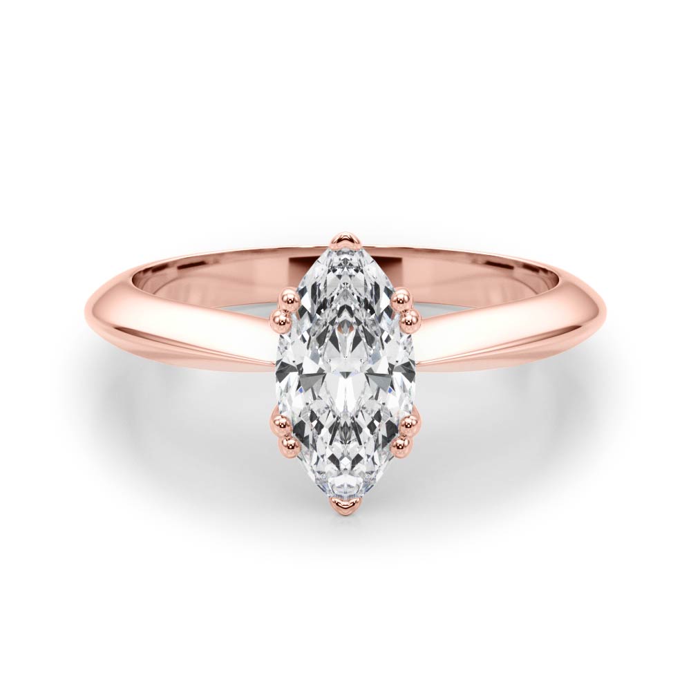 Marquise Double Prong Diamond Engagement Ring · 1.00 ct tw