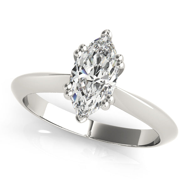 Marquise Double Prong Diamond Engagement Ring · 0.50 ct tw