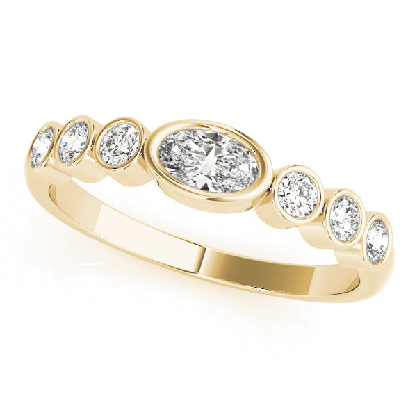 Oval Center Gemstone Ring · 0.49 ct tw