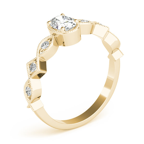 Oval Center Gemstone Ring · 1.04 ct tw