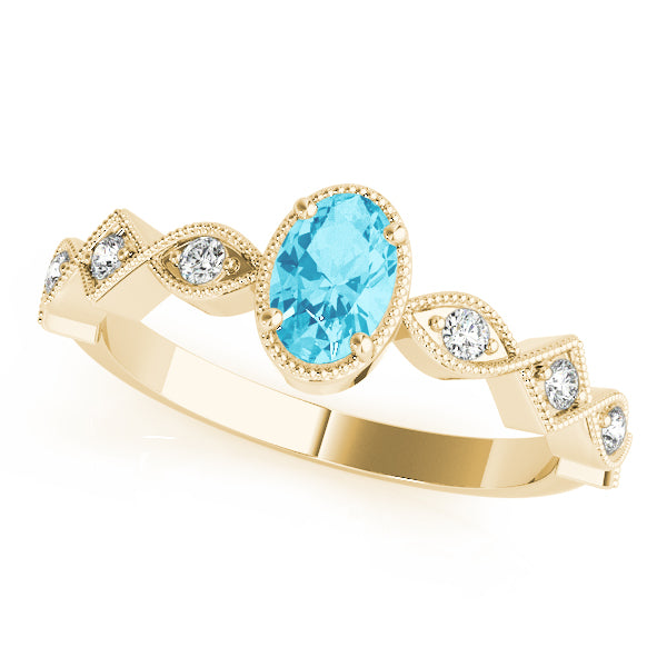 Oval Center Gemstone Ring · 2.09 ct tw