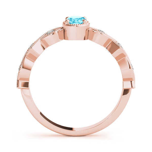 Oval Center Gemstone Ring · 0.47 ct tw