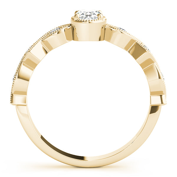 Oval Center Gemstone Ring · 0.47 ct tw