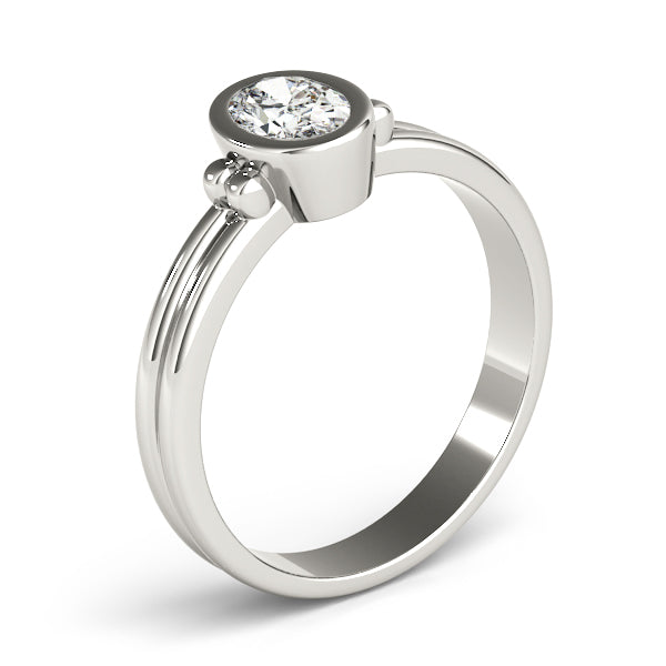 Oval Center Gemstone Ring · 0.38 ct tw