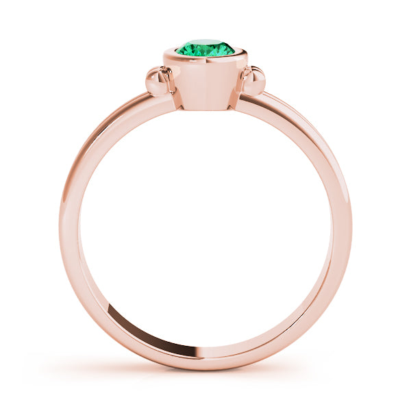 Oval Center Gemstone Ring · 0.38 ct tw