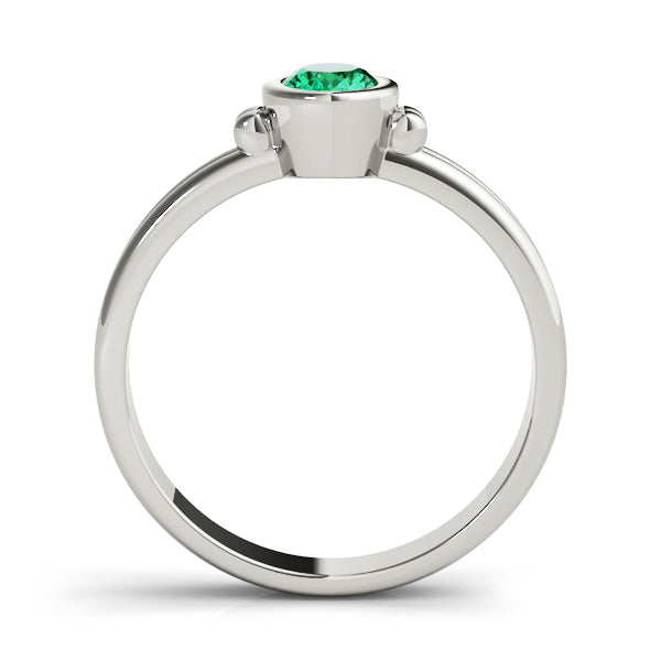 Oval Center Gemstone Ring · 0.38 ct tw