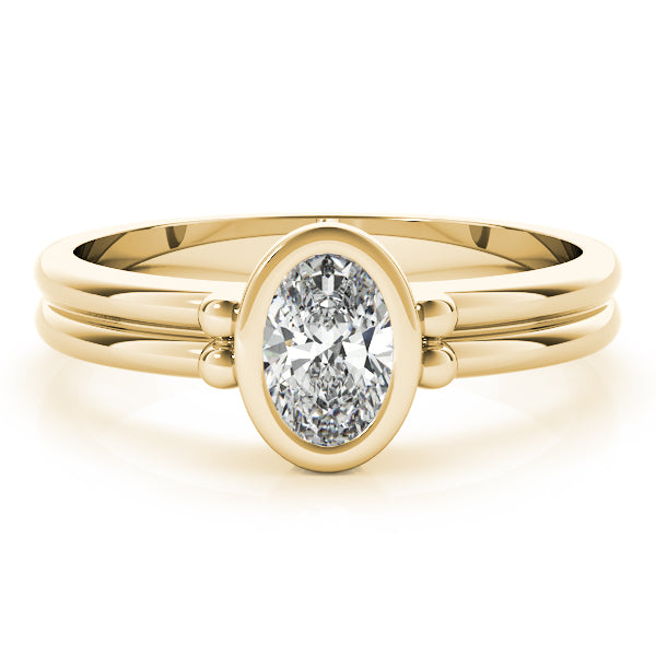 Oval Center Gemstone Ring · 0.38 ct tw