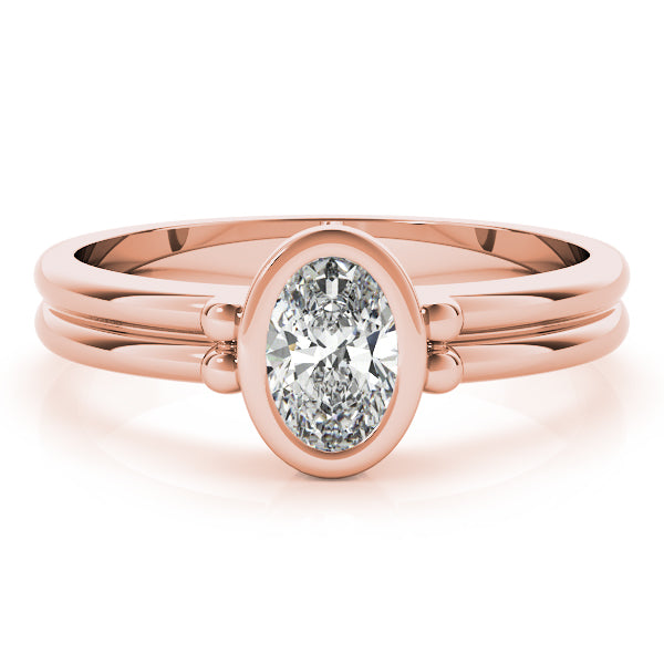 Oval Center Gemstone Ring · 0.38 ct tw