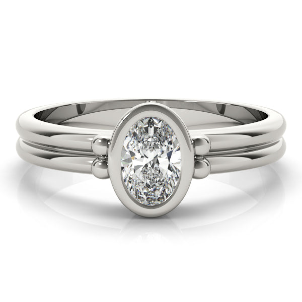 Oval Center Gemstone Ring · 0.38 ct tw