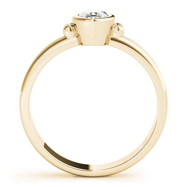 Oval Center Gemstone Ring · 0.38 ct tw