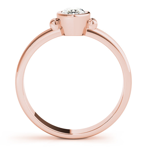 Oval Center Gemstone Ring · 0.38 ct tw