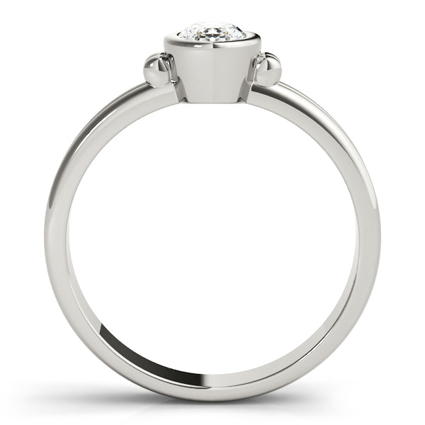 Oval Center Gemstone Ring · 0.38 ct tw