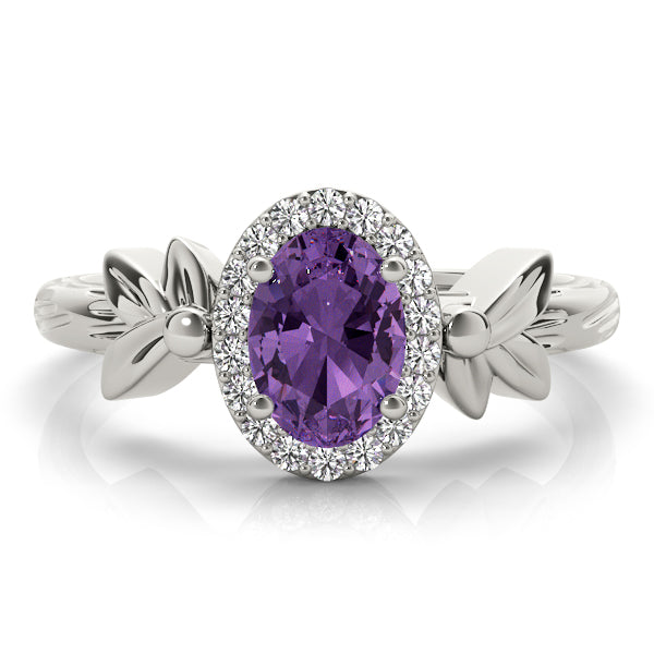 Oval Diamond Engagement Ring · 0.48 ct tw