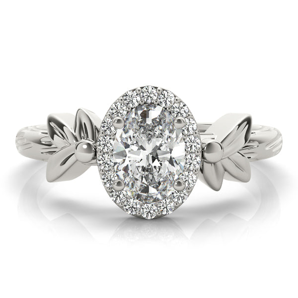 Oval Diamond Engagement Ring · 0.48 ct tw
